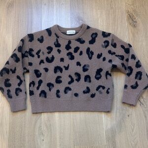 Goodnight Macaroon Leopard Print Sweater